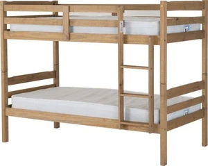 Bunk Bed Frame Panama Mexican Pine 3ft Single Wooden Childrens Bedroom Furniture - Picture 1 of 8