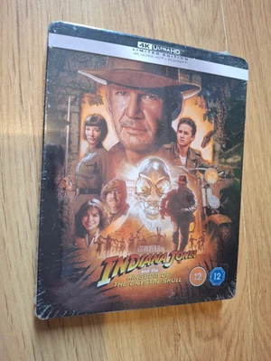 Indiana Jones and the Kingdom of the Crystal Skull Steelbook-4K UHD - NEW SEALED - Image 1 of 2