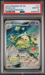 PSA 10 Reuniclus 171/162 Sv05: Temporal Forces Illustration Rare Holo - Picture 1 of 2