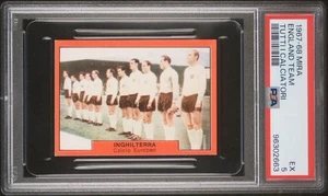 Equipo de fútbol de Inglaterra 1967-68 PSA 5 - Equipo de la Copa de Europa muy raro - Imagen 1 de 3