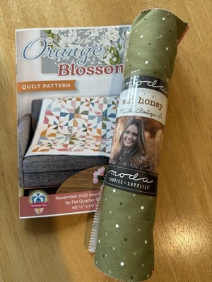 FQS Sew Sampler Novembre 2025 FIORI D'ARANCIO Kit Include Torta Jr Layer - Immagine 1 di 4