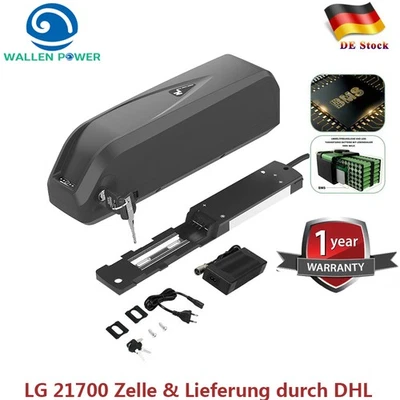 WALLENPOWER E-bike Ebike Akku 48V 52V Lithium Elektrisch Fahrrad Batterie Pedelec Ebike Akku