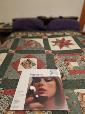 TAYLOR SWIFT MIDNIGHTS VINYL(MOONSTONE BLUE MARBLE VINYL) TARGET EXC. NEW&SEALED - Image 1 of 4