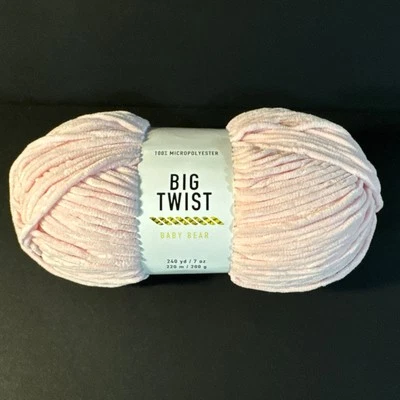 Joann Big Twist Yarn Baby Bear Strawberry Smoothie Pink NEW Discontinued - Image 1 of 4