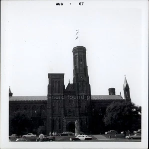 Smithsonian Institution Building August 1967 Vintage Found Photo - Picture 1 of 2