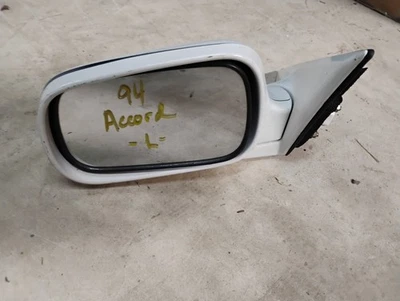 Espejo retrovisor lateral izquierdo Honda Accord 1994-1997 sedán eléctrico original blanco  Foto 1 de 4