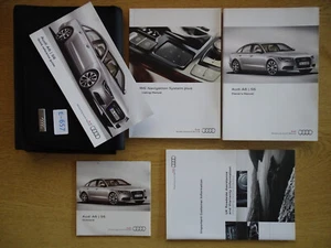 GENUINE AUDI A6 S6 2011-2014 OWNERS MANUAL HANDBOOK AUDIO WALLET PACK E-657 - Picture 1 of 4
