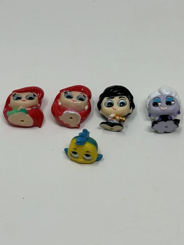 Disney Doorables - Little Mermaid Lot - 2 Ariel, Flounder, Prince Eric, Ursula Cover