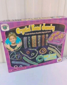 Vintage Y2K Crystal Bead Jewelry Kids DIY Crafts Create Necklace Bracelet Rings  - Picture 1 of 11