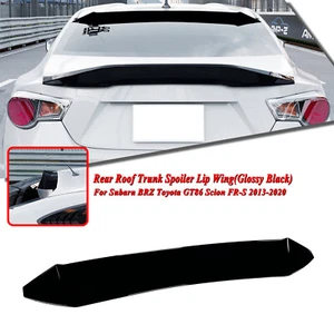 Gloss Black Rear Trunk Spoiler Lip Roof Wing For Subaru BRZ Toyota GT86 13-20 14 - Foto 1 di 9