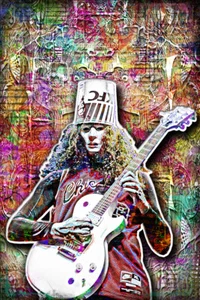 BUCKETHEAD Poster, BUCKETHEAD Gitarre Pop Art Hommage kostenloser Versand USA - Bild 1 von 5