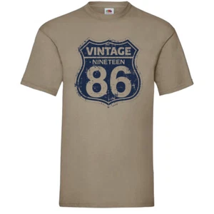 Vintage 1986 Nineteen Eighty Six T-Shirt Geburtstag Geschenk - Bild 1 von 5