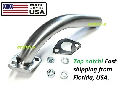 Tubo de escape para Predator 212cc, Honda GX160, GX200, Go Kart y mini bicicletas... Foto 1 de 4