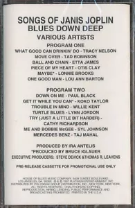 Blues Down Deep: Songs of Janis Joplin Various RARE promo adv cassette (SEALED) - Bild 1 von 2