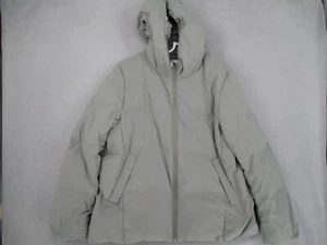 Uniqlo Jacket Womens Medium Grey Seamless Down Parka Light Wind Water Repellent - Picture 1 of 21