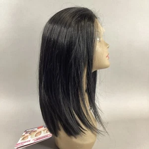 Perfect Hairline Tianna Straight #1 Jet Black Synthetic Lace Wig - Picture 1 of 10