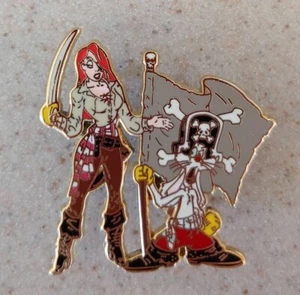 Prendedor Disney #57593 Jessica and Roger Rabbit - Piratas - Boo to You Spooktacular - Imagen 1 de 2