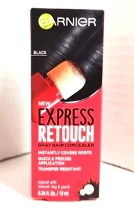 Garnier Hair Color Express Retouch Gray Hair Concealer Black Root Touch Up - Picture 1 of 3