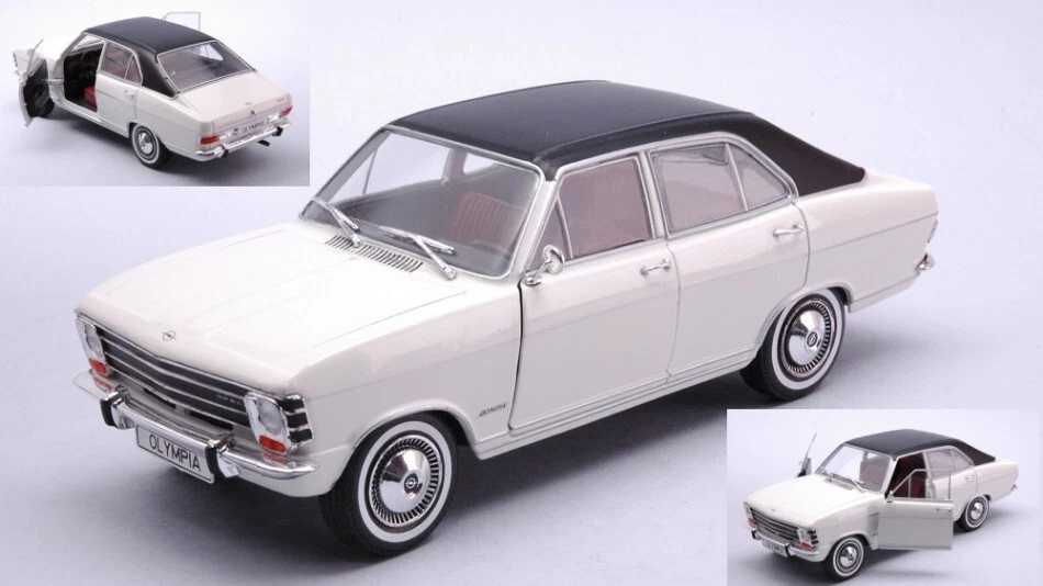 Whitebox OPEL OLYMPIA A 1967 WHITE/MATT BLACK 1:24 - Immagine 1 di 1