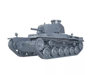 JAPAN WWII - TYPE 2 HO I MEDIUM TANK - 1/56 1/72 1/87 1/100 3D PRINTED - Imagen 1 de 5