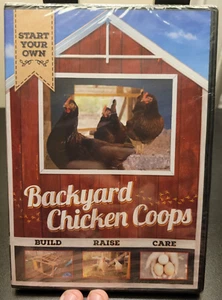 Backyard Chicken Coops DVD NEW Documentary Build Raise Care Construction Pet Egg - Imagen 1 de 2
