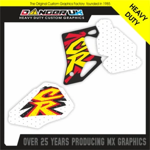 HONDA CR 80 1996 - 2002 MOTOCROSS MX RAD SCOOP TANK GRAPHICS DECALS STICKERS - Picture 1 of 1