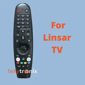 Replacement TV remote control Linsar for LS50UHDNF23, LS55UHDNF23, LS82UHDNF2 - Picture 1 of 3