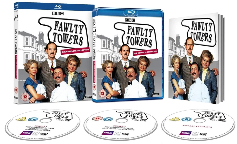 Fawlty Towers Complete Series 1-3 [BBC] (Blu-ray Region-Free)~~~~Slipcover~~~NEW - Imagem 1 de 1