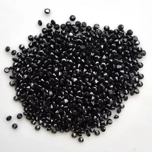 1.0MM Round Brilliant 100PCS Best 100%Natural Black Spinel ,Best For Setting - Picture 1 of 7