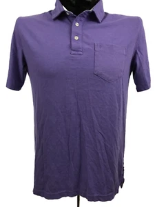 IZOD Poloshirt Herren klein lila Golftasche Performance Baumwolle Polyester S/S - Bild 1 von 9