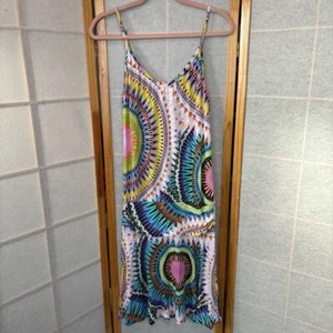 Abito corto casual da donna Beachtime taglia 4/S spiaggia fantasia multicolore copricostume - Foto 1 di 14