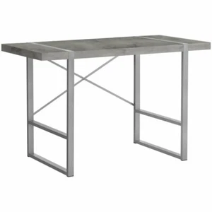 Computer Desk Home Office Laptop 48"L Work Metal Laminate Grey - Picture 1 of 5