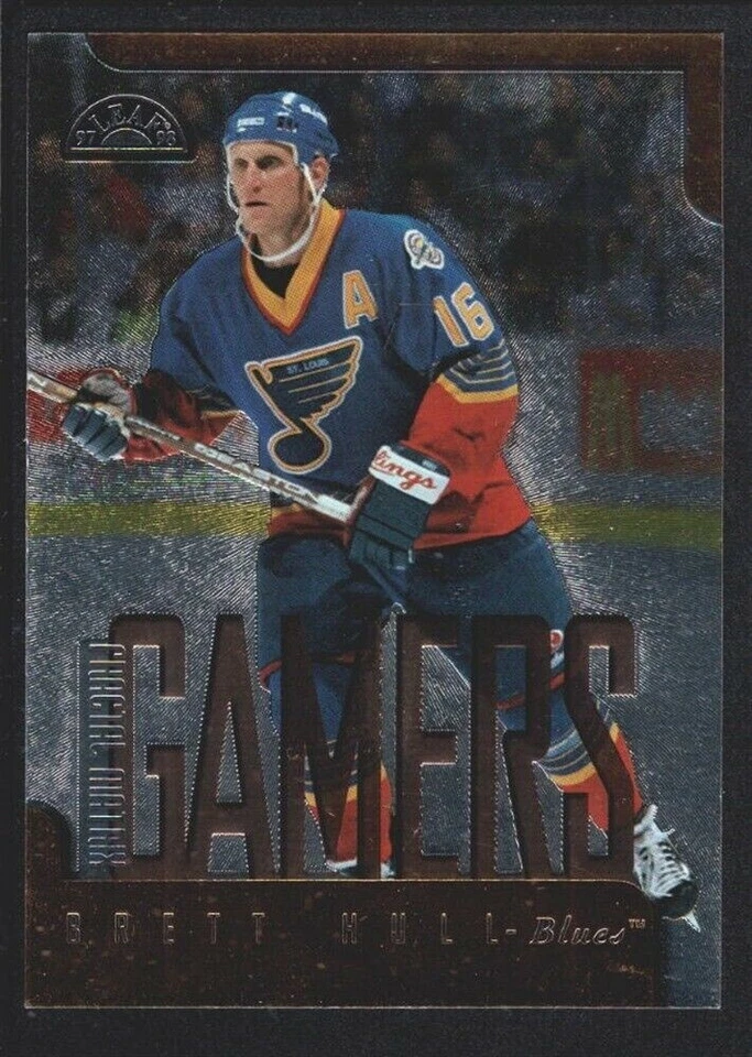 BRETT HULL 1997/98 LEAF GAMERS #178 FRACTAL MATRIX ST LOUIS BLUES SP - Image 1 of 1