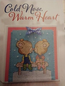 Cute Warm Heart Cold Nose Ornament Cross Stitch Magazine PATTERN (V) - Picture 1 of 1