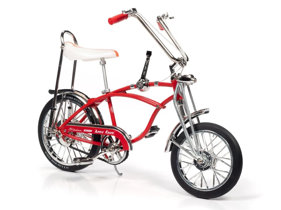 1:6 Schwinn "Stik Shift Sting Ray" Bicycle - Apple Krate (Red) - Auto World Bike - Image 1 of 4