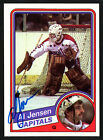 Al Jensen Autographed Signed 1984 85 Topps Card 146 Washington Capitals 151779