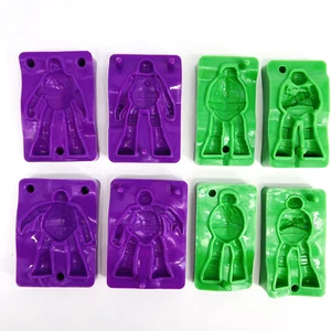 2013 SET OF 4 TEENAGE MUTANT NINJA TURTLES PLAY-DOH CHARACTER MOLDS-TMNT - Picture 1 of 9