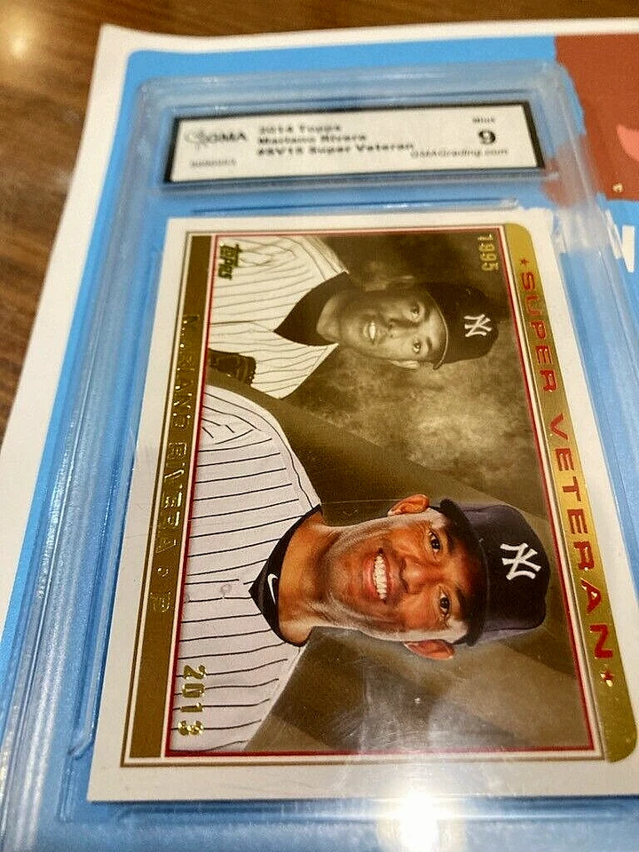 2014 TOPPS SUPER VETERAN MARIANO RIVERA S/P NEW YORK YANKEES #SV-15 GMA Mint 9 - Image 1 of 2