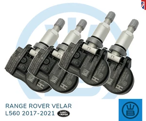 RANGE ROVER VELAR L560 TPMS tyre pressure valve sensor genuine new 2017-2021 - Picture 1 of 6