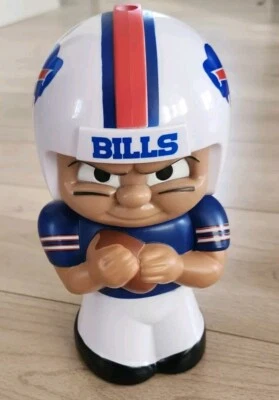 Fiesta Animal NFL Buffalo Bills Big Sip 3D Botella de Agua 16oz Sin Paja Fútbol  Foto 1 de 4