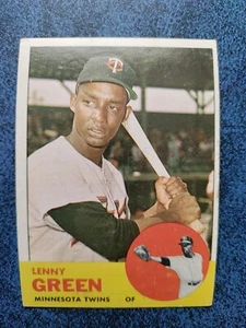 1963 Topps / #198 Lenny Green / Min. Zwillinge - Bild 1 von 4