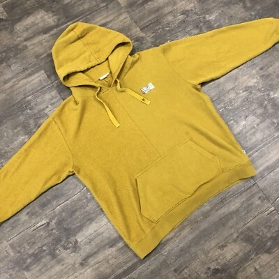 Sudadera con Capucha Vans Hombre Talla Mediana Medio Polar Amarillo Mostaza Foto 1 de 4