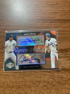 2006 Topps Co-Signers Dual Autographs Alex Rodriguez David Wright CS-2 - Picture 1 of 1