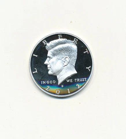 2012 S SILVER PROOF Gem Deep Cameo Kennedy Half Dollar  - 90% SILVER Cover