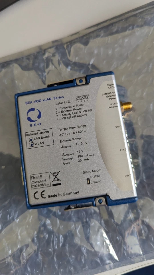 National Instruments NI cRIO WLAN - LAN Module SEA GmbH Germany  - Image 1 of 4