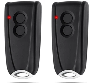 2pcs Fob for Hormann EcoStar RSC2-433 RSE2-433 Garage Door Remote Control，433MHz - Picture 1 of 6