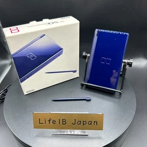 Nintendo DS Lite Enamel Navy Classic Handheld JP Gaming RARE Edition - Picture 1 of 11