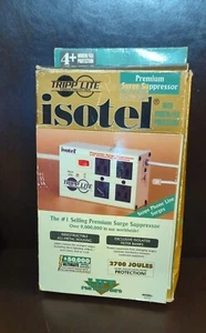 NEW TRIPP LITE ISOTEL ULTRA 4 OUTLET SURGE SUPPRESSOR MODEL ISOTEL4ULTRA - Picture 1 of 7