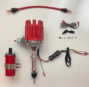 INTERNATIONAL SCOUT RED female CAP HEI Distributor 392 345 304 266 + 45K COIL - Picture 1 of 14