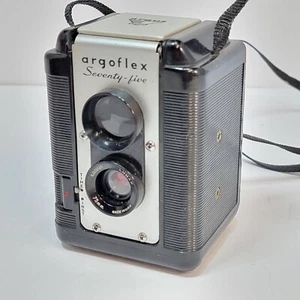 Vintage Argus Seventy-Five TLR 75mm Camera & Case ArgoFlex 75 620 Film UNTESTED - Picture 1 of 20